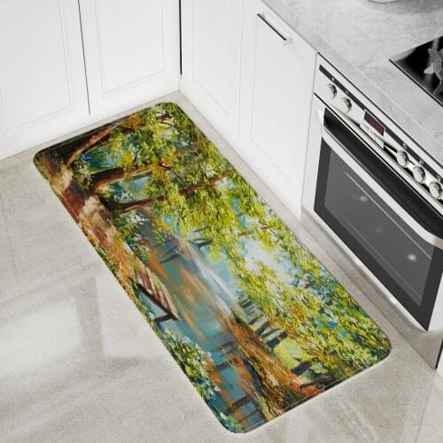 Plant Pictures Carpets Long Strip Kitchen Anti Slip Large Floor Mat Living Room Bedroom Doormat Home Decor Printed Area Rugs