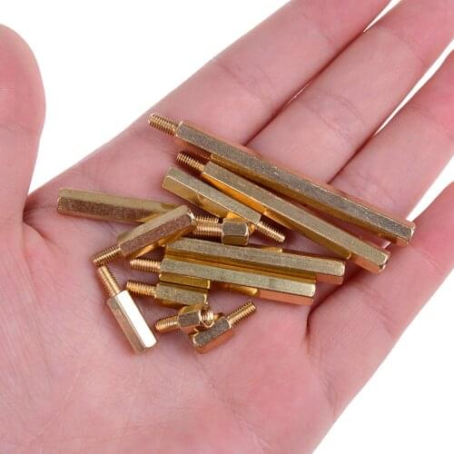 M3 Brass Copper M3 Hex Column Standoff Support Spacer Pillar PCB Board