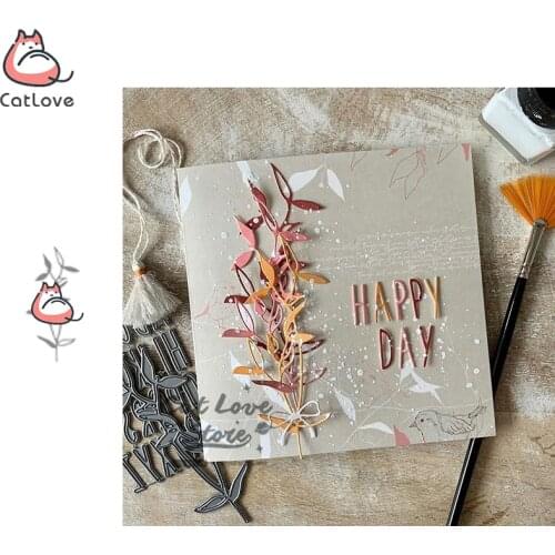 Flower Grass Series Metal Cutting Dies Scrapbooking Stencil Die Cuts Card Making Decorative Craft Embossing New Dies For 2020