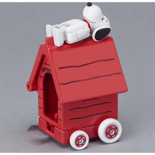 Takara Tomy Dream Tomica Ride On R01 Snoopy x House Car 887270 Kids Toys Motor Vehicle Diecast Metal Model