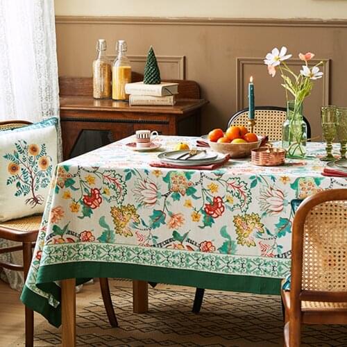 Nabis Linen Tablecloths On The Table