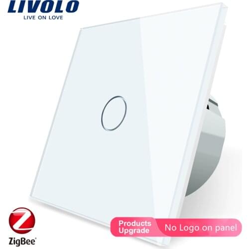 Livolo EU Standard Zigbee Smart Home Wall Touch Switch, Touch/WiFi/APP Control, Works with Alexa,Only work with Livolo gateway