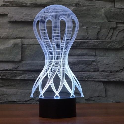 Professional Led Vision Stereo 3d Lamp Acrylic Novelty Creative Usb Lighting Table Lamp Lovely cartoon childrens toys