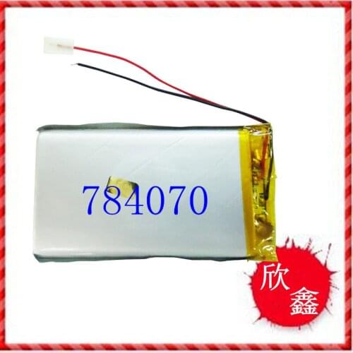 Polymer lithium battery high-capacity battery 784070 3.7V 2500mAh with protective plate A product capacity Rechargeable Li-ion C