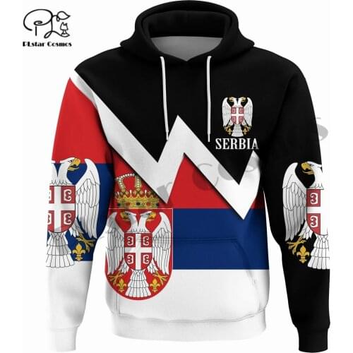 PLstarCosmos 3DPrint Newest Serbia Country Flag Unique Amazing Harajuku Pullover Streetwear Unisex Hoodies/Sweatshirt/Zip Style4