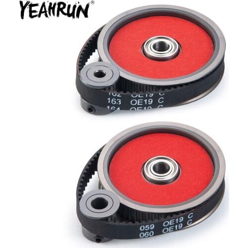 YEAHRUN Belt Drive Transmission Gears System Kit for Axial SCX10 1/10 RC Crawler Car 3.17/5.0mm Motor Gear Replacement Parts