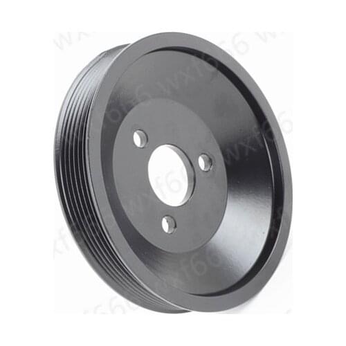 Water pump pulley Belt pulley Suitable for E46 E60 E87 E90 N46 118 120 318 320b mw520 Engine pulley Power steering pump pulley