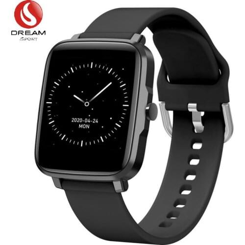 Smart Watch Support Sleep Monitor Thermometry Heart Rate Music Remote Control Remote Camera 1.54inch DW-503 Black Dream Sport