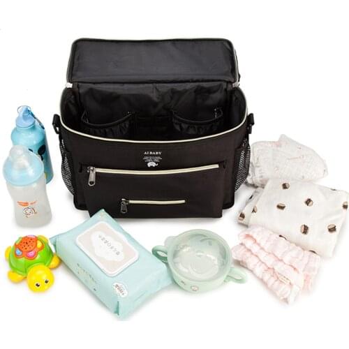 Diaper Bag Cartoon Baby Stroller Organizer Nappy Diaper Bags Carriage Buggy Pram Cart Basket Hook Stroller Accessories