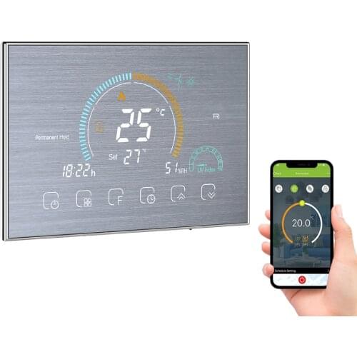 WiFi Thermostat for Gas Boiler Heating Programmable Digital Room Thermostat Temperature Regulator Dry Contact