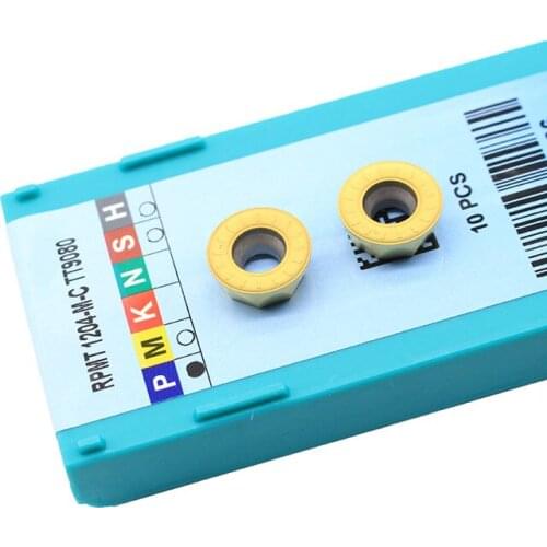 Lathe tool RPMT1204 M C TT9080 metal turning tool carbide insert CNC machine tools turning tool Hard Alloy milling cutter