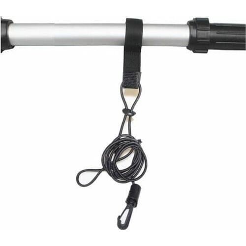 78" Kayak Canoe Paddle Leash Clip Safety Fishing Rod Tether Holder Lanyard Zip