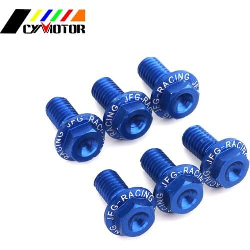 Motocycle Fork Guard Screw Bolt For YAMAHA SUZUKI YZ125 YZ250 YZ 125 250 YZF YZ250F YZ450F WR250F WR250R WR250X WR450F DRZ400SM