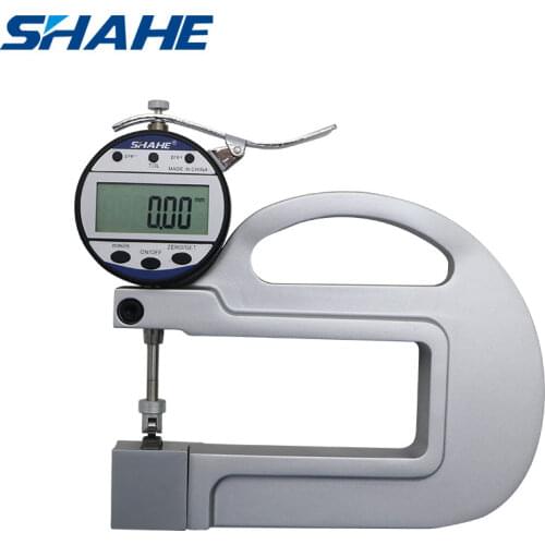 0-10 mm digital thickness gauge with roller insert 0.01 mm Thickness gauge