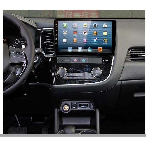 10.1 Inch Car Fascia For Mitsubishi Outlander 2017 Fascias Audio Fitting Adaptor Panel Frame Car DVD Frame Dashboard