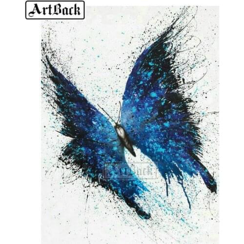 5d diy diamond painting butterfly watercolor picture full square drill 3d diamond mosaic cross stitch home decoration gift