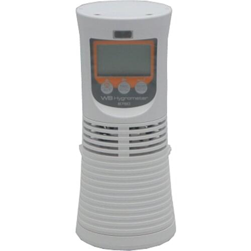 AZ8760 Digital dry and wet bulb thermometer Wet Bulb Hygrometer high low alarm setting 100 points auto logging memories