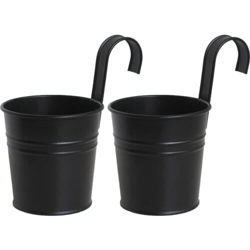 Flower Pot Flowerpot Plant Pots Indoor Simplicity Home Decoration With Hook Up Hanging Outdoor Distressed Garden Tool Drum