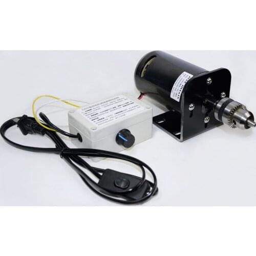 Permanent magnet DC motor 220V350W double ball bearing high speed bead bed lathe electric drill