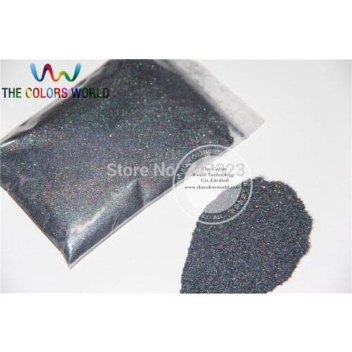 Laser Holographic Light Black Color 0.1MM 004 Fine Glitter Crafts Soapmaking Tatto Spa Products Ultrafine 1 Lot =50g