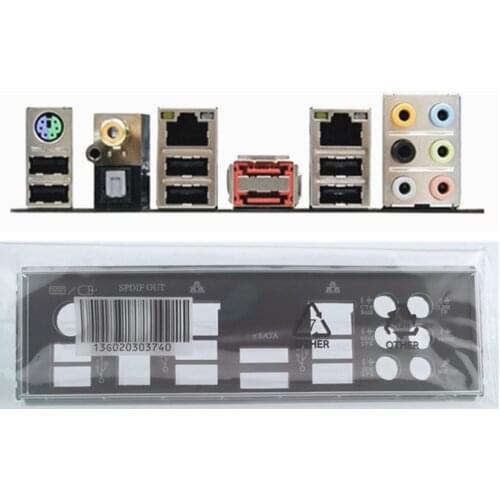 New I/O shield back plate of motherboard for P6T7 WS SUPERCOMPUTER just shield backplate Free shipping