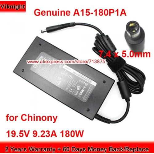 Genuine Chinony A180A019L 19.5V 9.23A AC Adapter A15-180P1A for Msi GP73-8RE-287XFR GP63 LEOPARD A180A012L GE63 9SE Power Supply