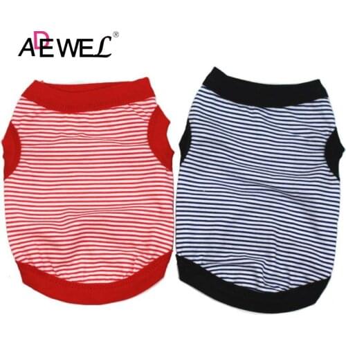 ADEWEL Spring And Summer Ropa Perro Plus Size Round Neck Dog Clothes For Small Dogs Honden Kleding Roupa Cachorro XS-2XL