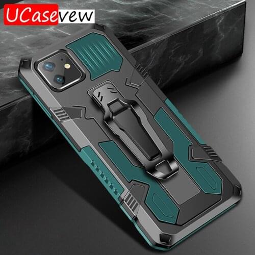 Shockproof Armor Mobile Phone Case for iPhone 12 Mini 11 Pro Max X XR Xs 8 7 6 Plus Cover Rugged Stand Holder Protection Cases