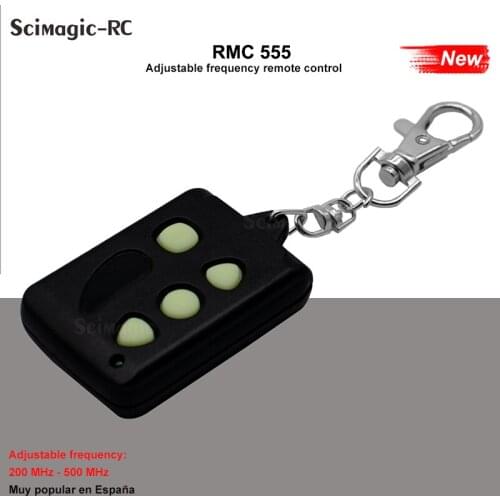100 pcs Adjustable Frequency 200 MHz-500 MHz Fixed code Cloning Remote Control Garage Door Opener RMC 555 Obstacle Control Panel