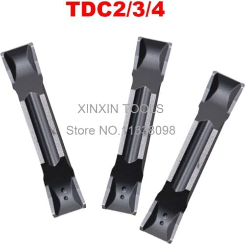 TDC2 TDC3 TDC4 Stainless Steel Turning Machining Double Head Grooving Toolholder Carbide Inserts for TTER/L Cutting Tools