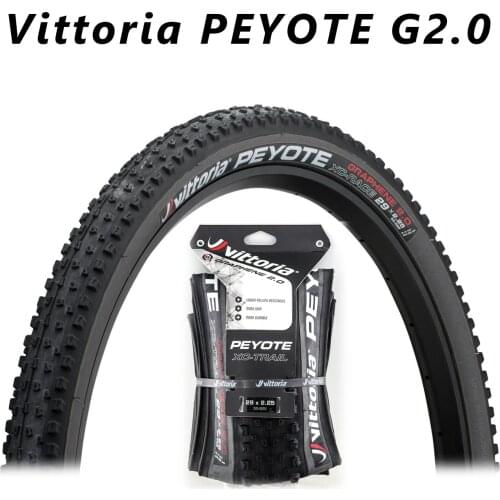 Vittoria Peyote TLR Graphene 2.0 4C 27.5/29" x 2.25" XC Race TNT Folding tire 29 in MTB Tubeless XC Tyre Anthracite/Black