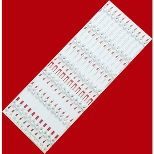 1set=11pcs LED Backlight 7lamp Strips for TCL D55A910U 4C-LB5507-PF3 LED_55M90 CRH-N55C3535120767U
