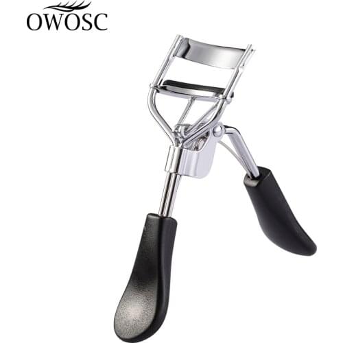 OWOSC 1PC Eyelash Curler With Comb Stainless Steel Eyelash Curler Cosmetic Fashion Professional Beauty Makeup Tools Accessories