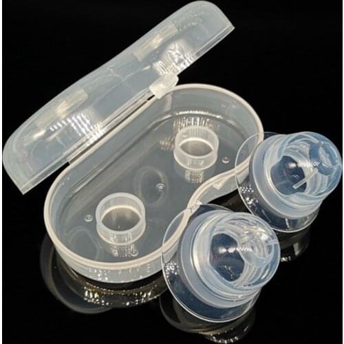 2PCS Hot Silicone Nipple Correction Niplette Welnove Nipple Shield Sucker Corrector Flat
