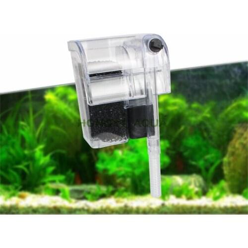 Fish tank filter Three-in-one wall-mounted silent waterfall pump External small grass tank filter aeration Aquarium supplies