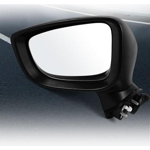 1PCS White Color Automatic Folding Heated Indicator L/RH Side Mirror For Mazda 3 Axela 2017-2019