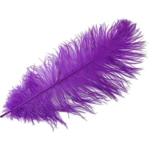 Free shipping 50pcs purple ostrich feathers 50-55cm 20-22inch party wedding decorations carnival feathers DIY