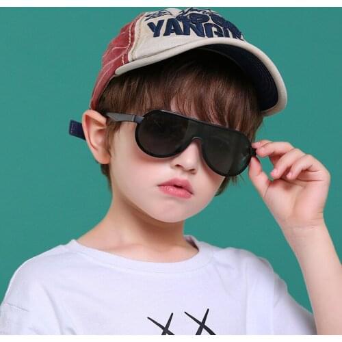 Children Sunglasses Fashion Vintage Polarized UV400 Protection Classic Sunglasses For Children Babies Boys Girls Glasses 8290