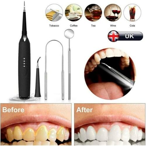 Electric Ultrasonic Sonic Dental Scaler LED Display Tooth Calculus Remover Cleaner Tooth Stains Tartar Tool Whiten Teeth Tartar