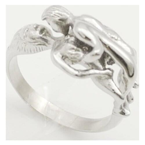 GOKADIMA Figure ring men women polished stainless steel #8/9/10/11/12/13 Jewelry bijioux WR131