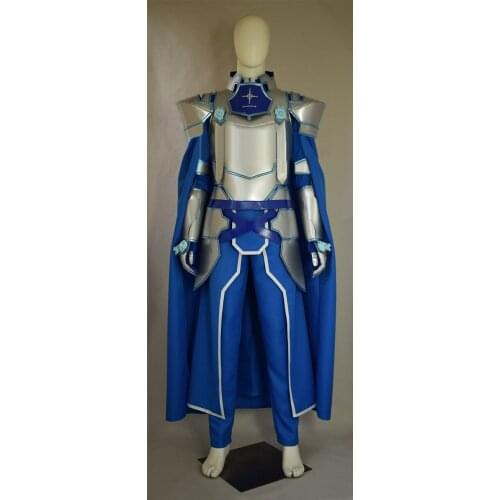 Customize Sword Art Online Alicization Eugeo Integrity Knight Cosplay Costume Outfit