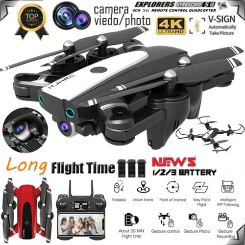 Lozenge 2021 Newest HJ68 Upgrade Remote Control Drone Quadcopter UAV with 720P/1080P/4K HD FPV 120° Wide-angle Camera Gift Toy