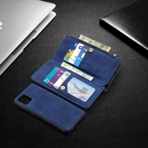 Magnetic Removable Case For Samsung Galaxy Note 20 Ultra 10 Lite S9 S10E S10 S20 Plus A50 A51 A71 Flip Wallet Leather Phone Case