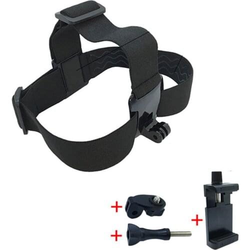 Mobile Phone Head Mount Harness Strap Holder Adjustable Head Body Harness Phone Clip Holder for iPhone for Huawei for Xiaomi