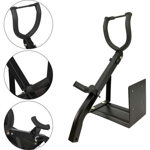 Muslady Wall-mounted Alto Tenor Saxophone Stand Sax Holder Saxophone Display Shelf Display Rack Sax Hanger Saxophone Accessories