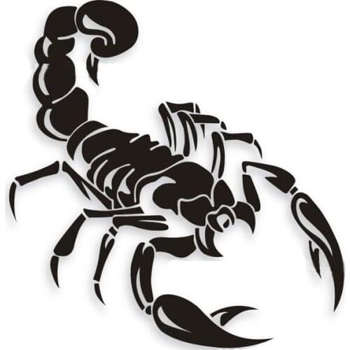 Personalized Car Stickers Scorpion Modeling Cars Front and Rear Bumper Auto Stickers PVC Cover Scratches Autos Sticker Decal