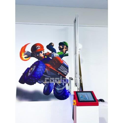Glass Wood Wall Printer Machine Mural Colorful Decorative Printer MW-UP200 Wall Printer Machine Inkjet Wall Painting Machine