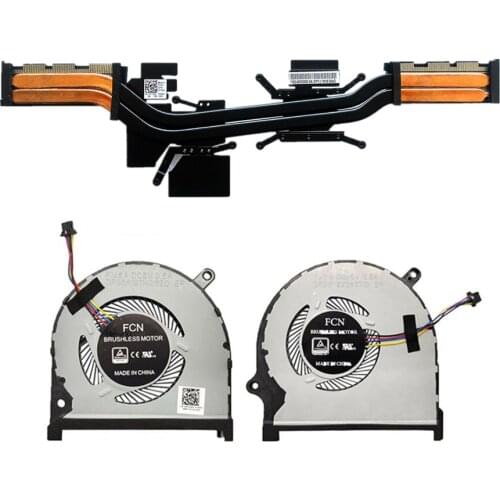New original Laptop CPU/GPU Cooling Radiator Heatsink Fan for Dell insprion 15-7590 7591 0MPHWF 0861FC 071TDX