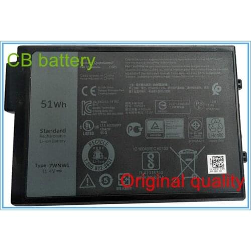 Original quality 7WNW1 51Wh Battery for 5420 5424 7424 Rugged DMF8C GK3D3 P86G001