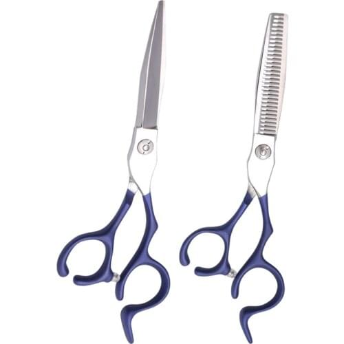 6 inch Japanese Stainless Steel 9cr13 Bearing Screw Salon Barber Hair Scissors